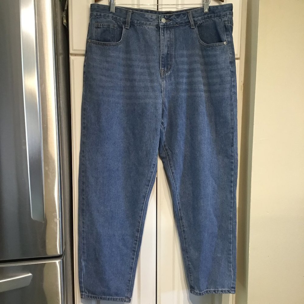 Nasty Gal Debbie High Waisted Plus Mom Jeans NWT